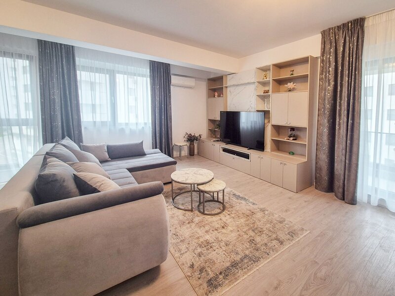 Pipera 2 camere, lux, nou predare imediata, loc de parcare